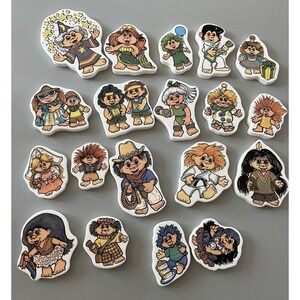 1992 Colorforms #3328 Norfin Troll Color Foams - Tub Bath Toys 19 Pieces